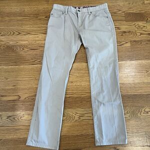 ZOO YORK Mens Pants 34x31 BOWERY TAPERED FIT TWILL CHINO Sand Beige Skate